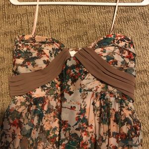 Strapless long dress